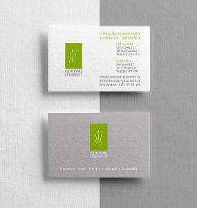 Visitenkarten-Design-Heilpraktikerin Corporate-Design Visitenkarten-Design Heilpraktikerin