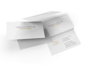 Business Card Mental Coach Rebecca Vehling Business Card Mental Coach Rebecca Vehling