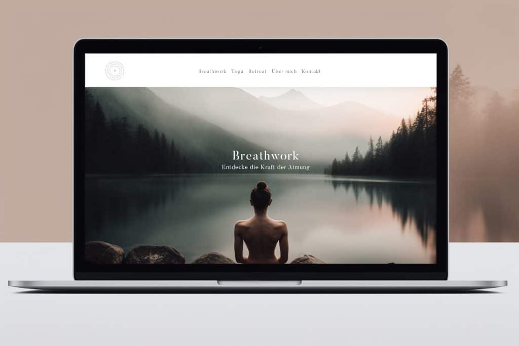 Website Design Breathwork WordPress Webdesigner Köln