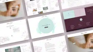 Website für ganzheitliche Ärztin Pattern Webseite Homepage für ganzheitliche Arztin Heiler