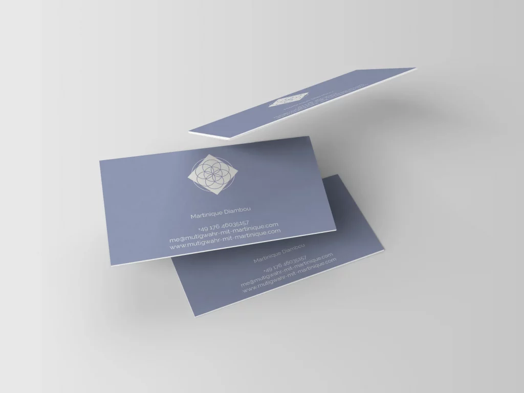 Business Card Martinique Visitenkarten Design