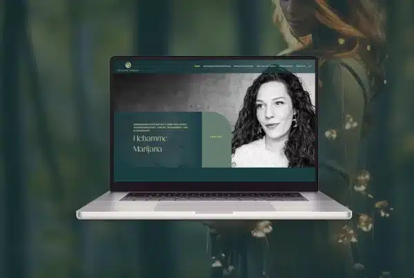 Webdesign für Hebammen – Beispiel einer einfühlsamen Website-Gestaltung