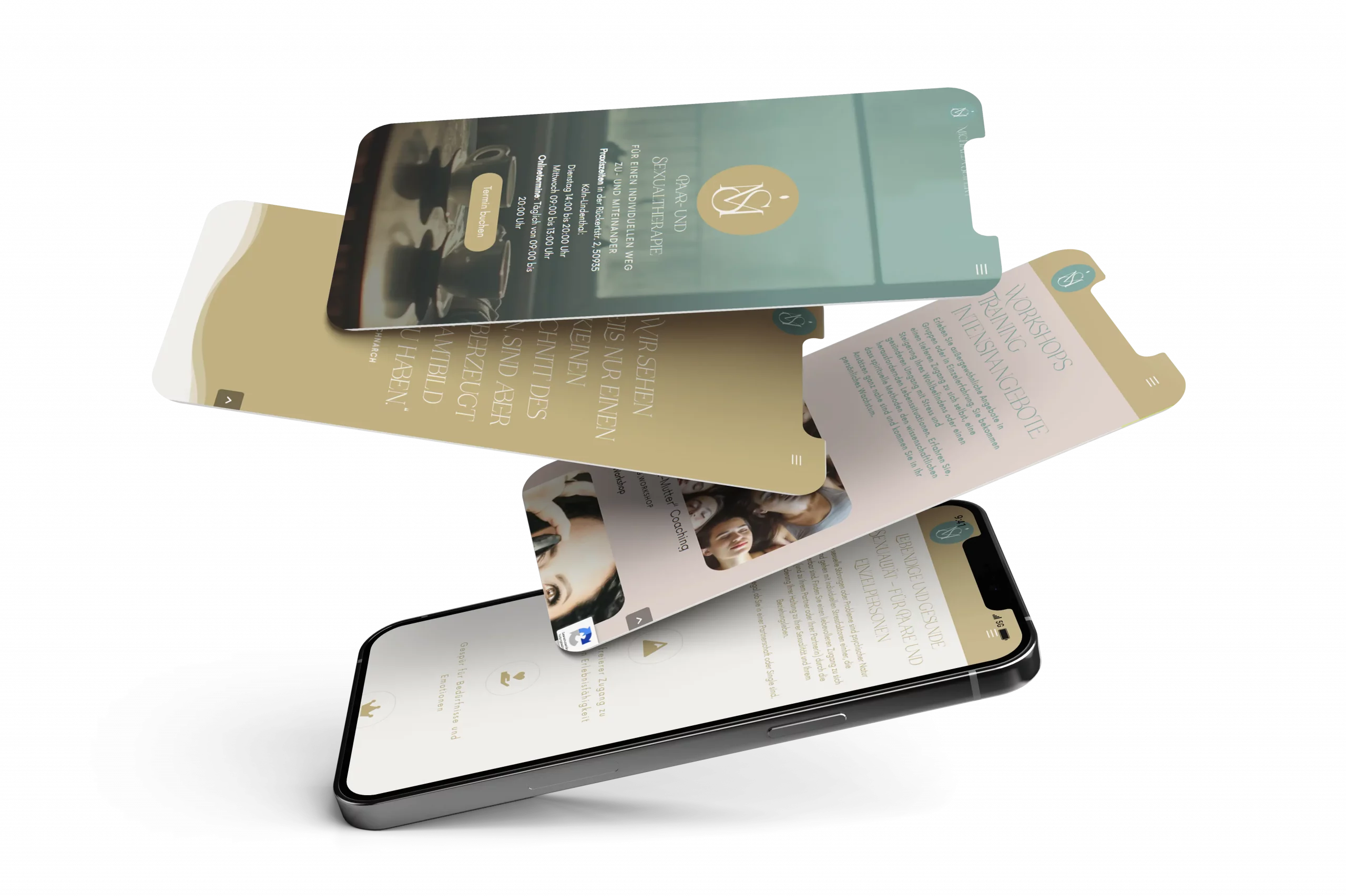 Psychotherapie Branding Koeln mobile website scaled -Design
