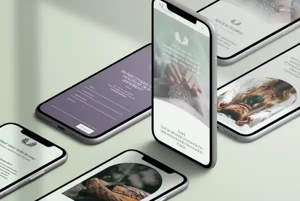 Webdesign und Branding für Reiki Meisterin