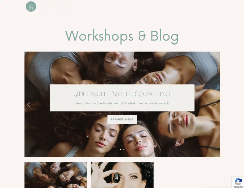 Blogdesign für Psychotherapeutin