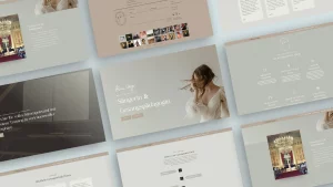 elegantes Webdesign für Sängerin WordPress Website erstellen lassen Elegantes Webdesign einer Sängerin Inspiration