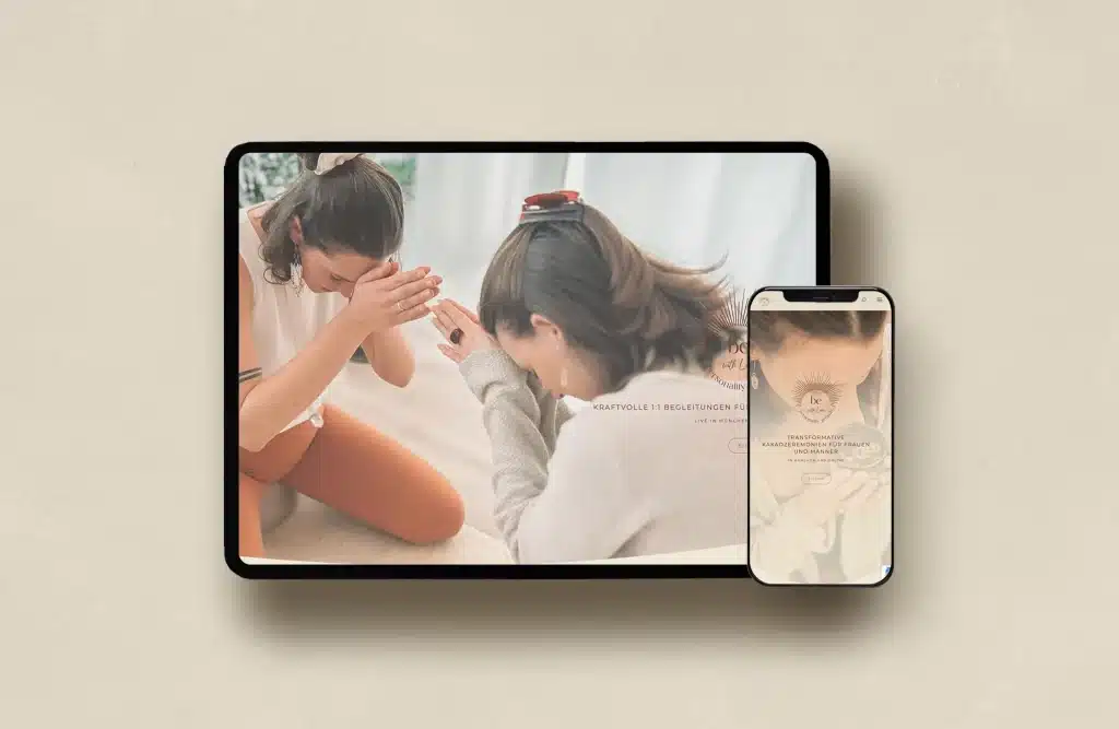 Feinfuehliges Webdesign fuer Kakaozeremonien 4 -Design