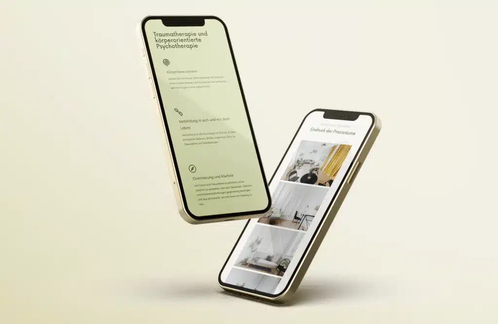 Webdesign fuer Heilpraktiker 4 -Design