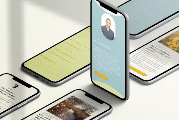 Website Webdesign für Therapeuten