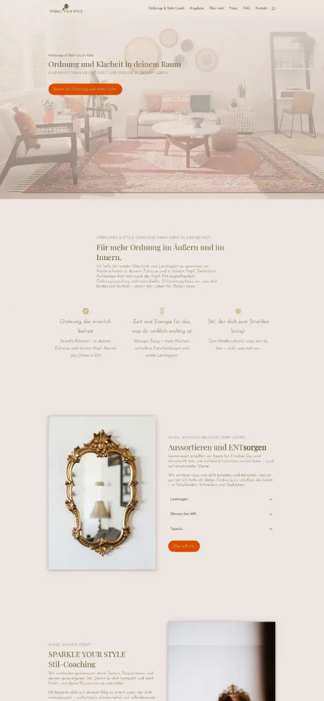 WordPress Website erstellen lassen Webdesign (5) WordPress Webseite erstellen lassen Styling Coach