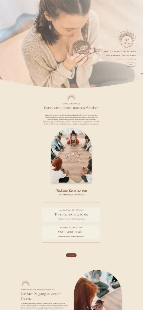 WordPress Website erstellen lassen Webdesign (6) WordPress Webseite erstellen lassen Kakao Zeremonie